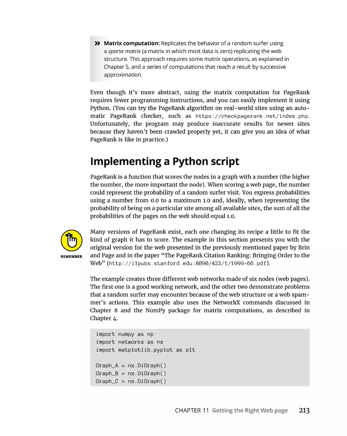 Implementing a Python script
