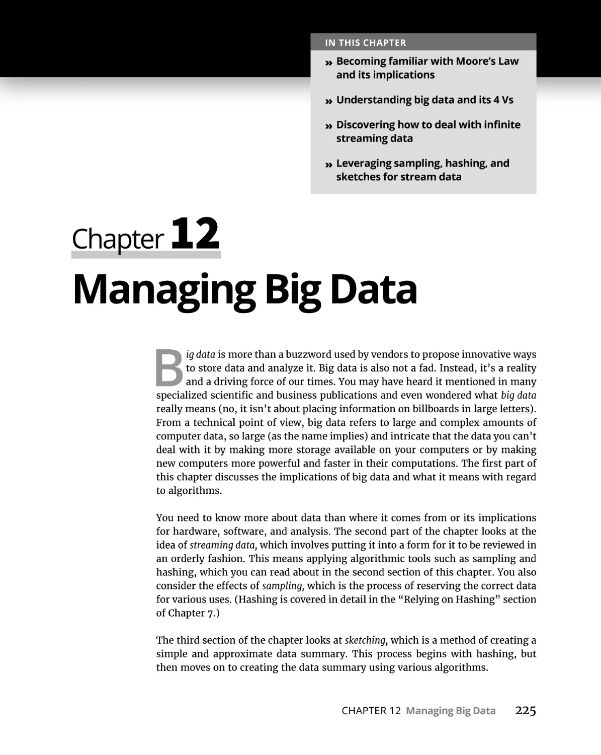 Chapter 12 Managing Big Data
