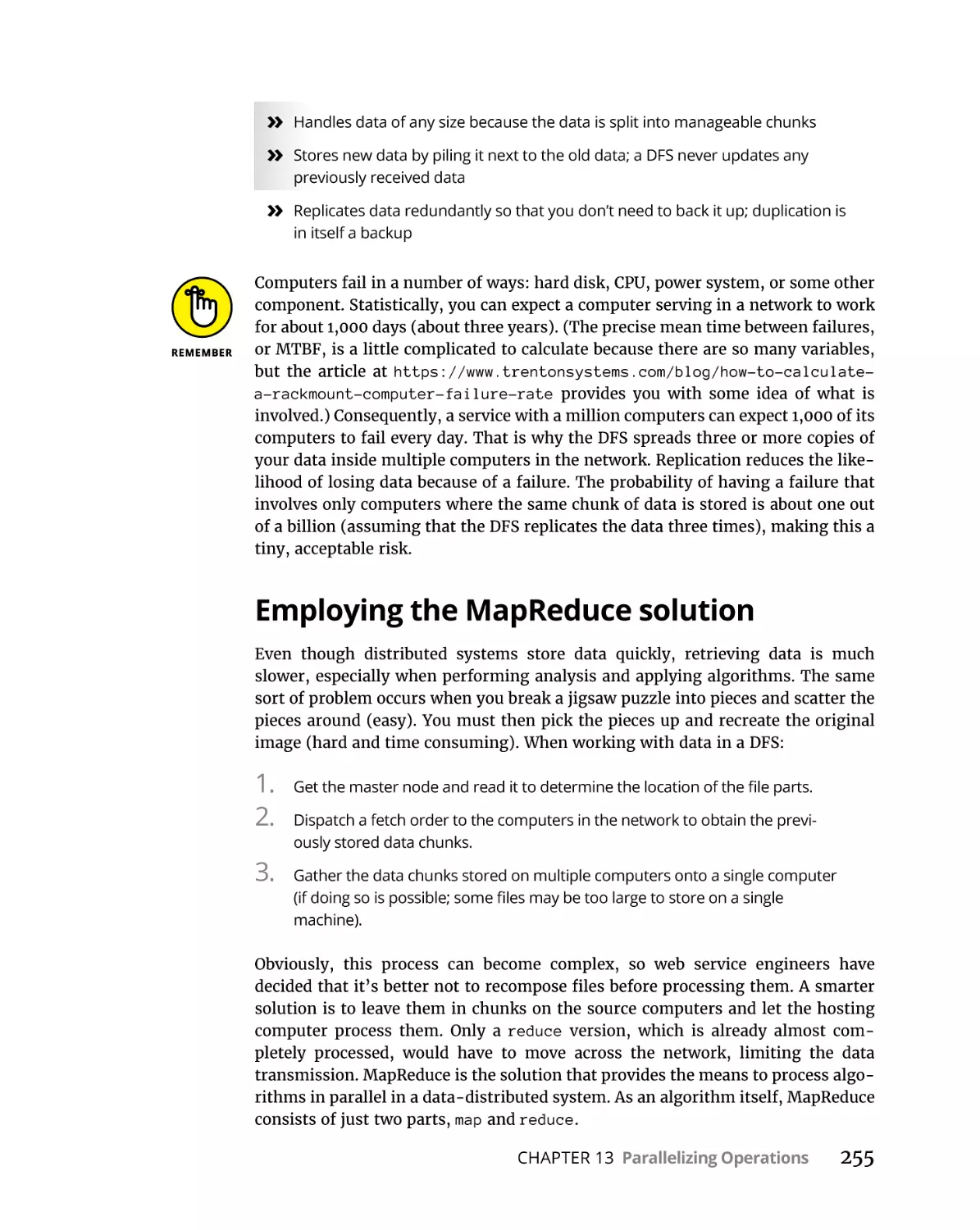Employing the MapReduce solution