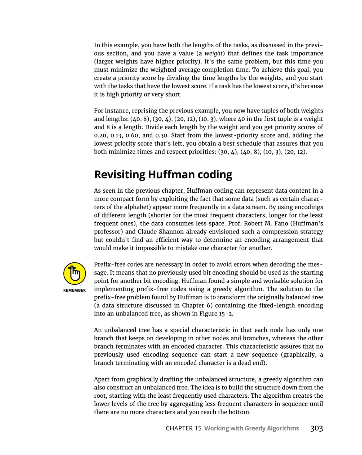 Revisiting Huffman coding