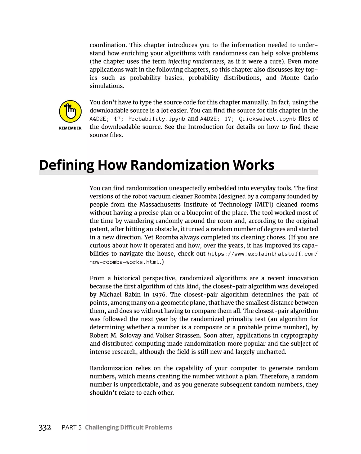 Defining How Randomization Works