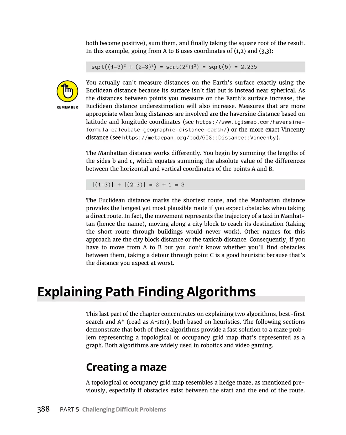 Explaining Path Finding Algorithms
Creating a maze