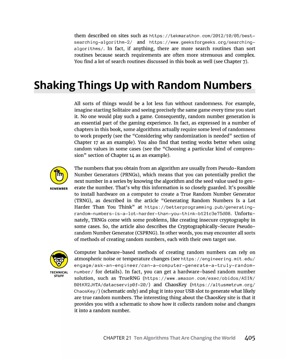 Shaking Things Up with Random Numbers
