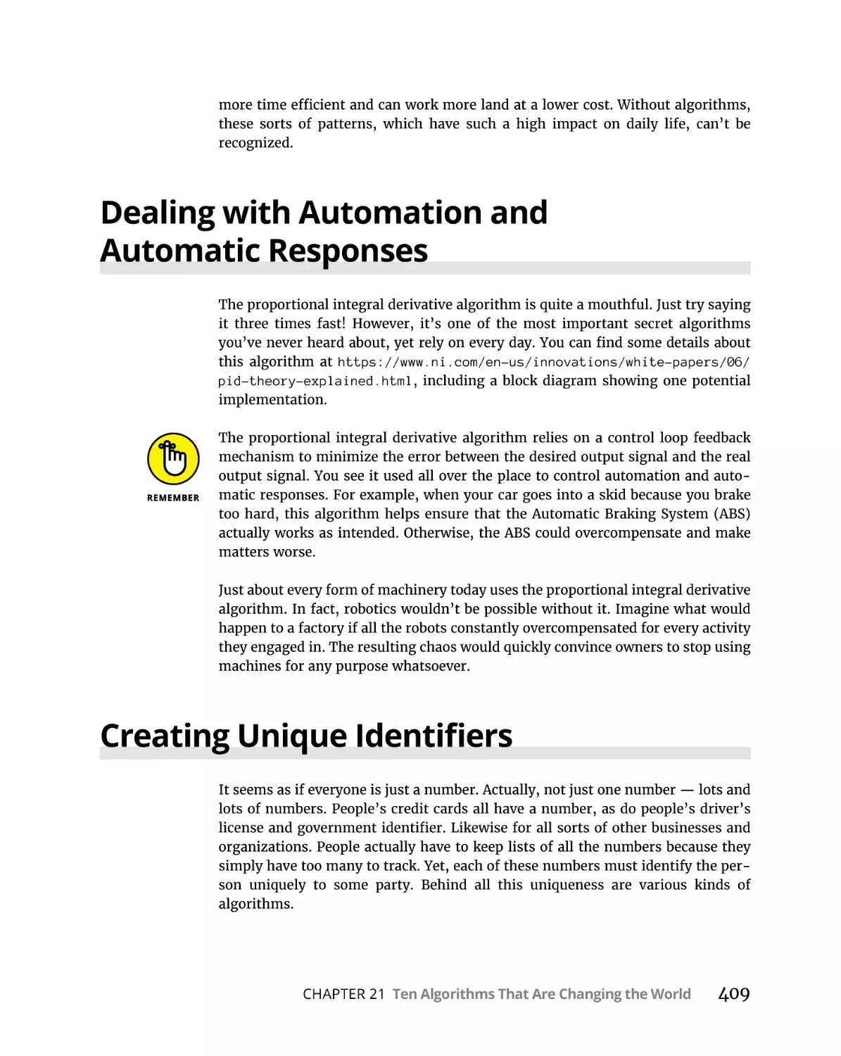 Dealing with Automation and Automatic Responses
Creating Unique Identifiers