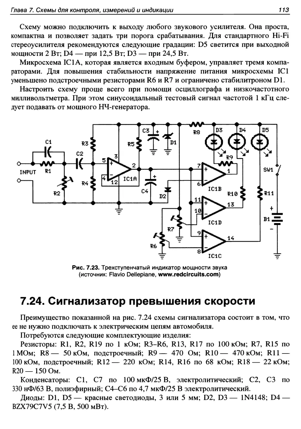 7.24. Сигнализатор превышения скорости