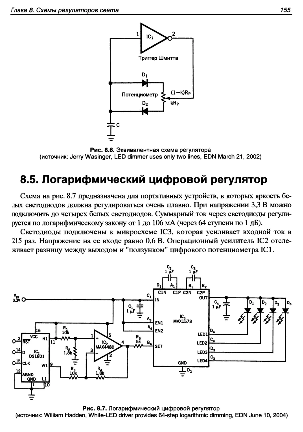 8.5. Логарифмический цифровой регулятор