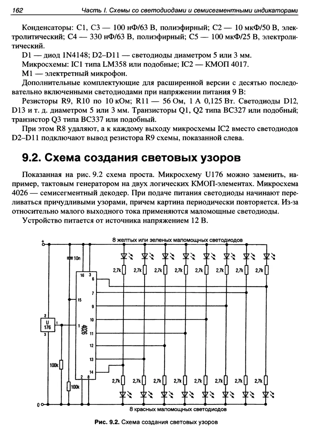 9.2. Схема создания световых узоров