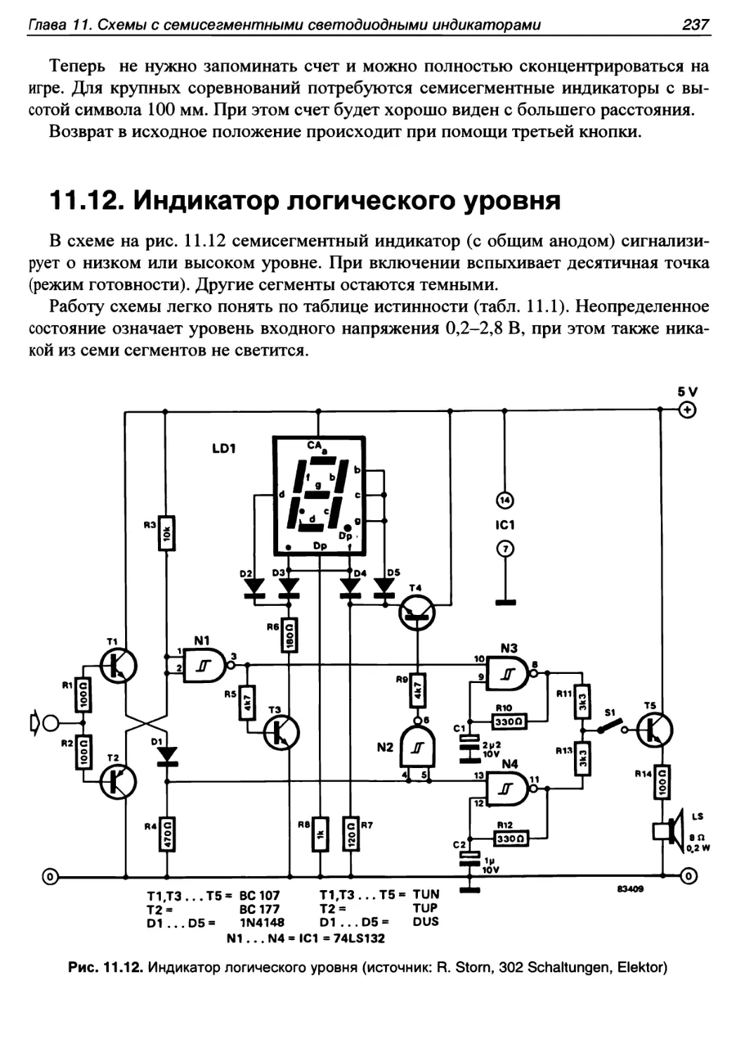 11.12. Индикатор логического уровня