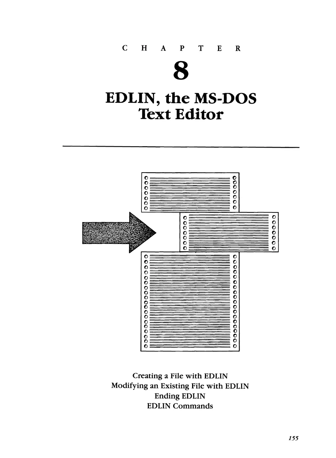 Chapter 8 - EDLIN, the MS-DOS Text Editor