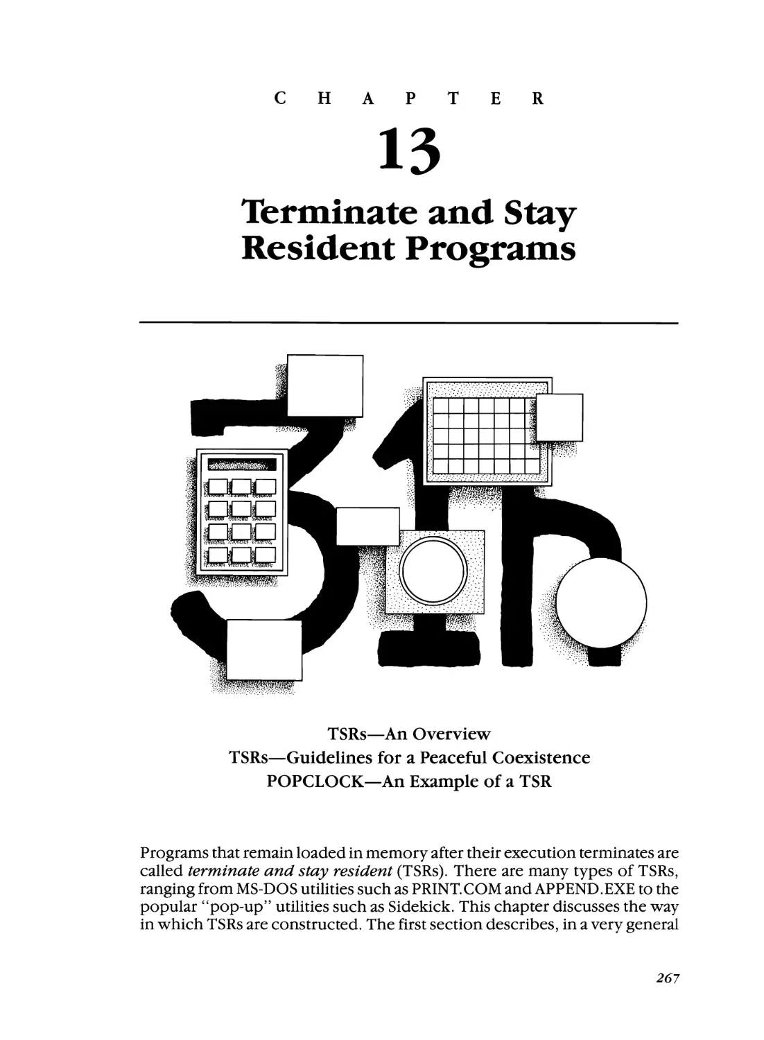 Chapter 13 - Terminate and Stay Resident Programs