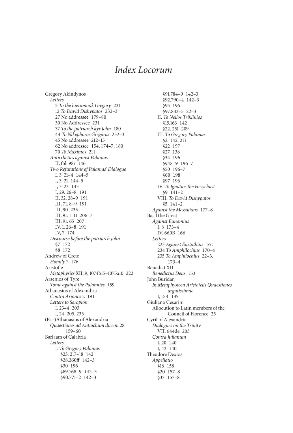 Index Locorum