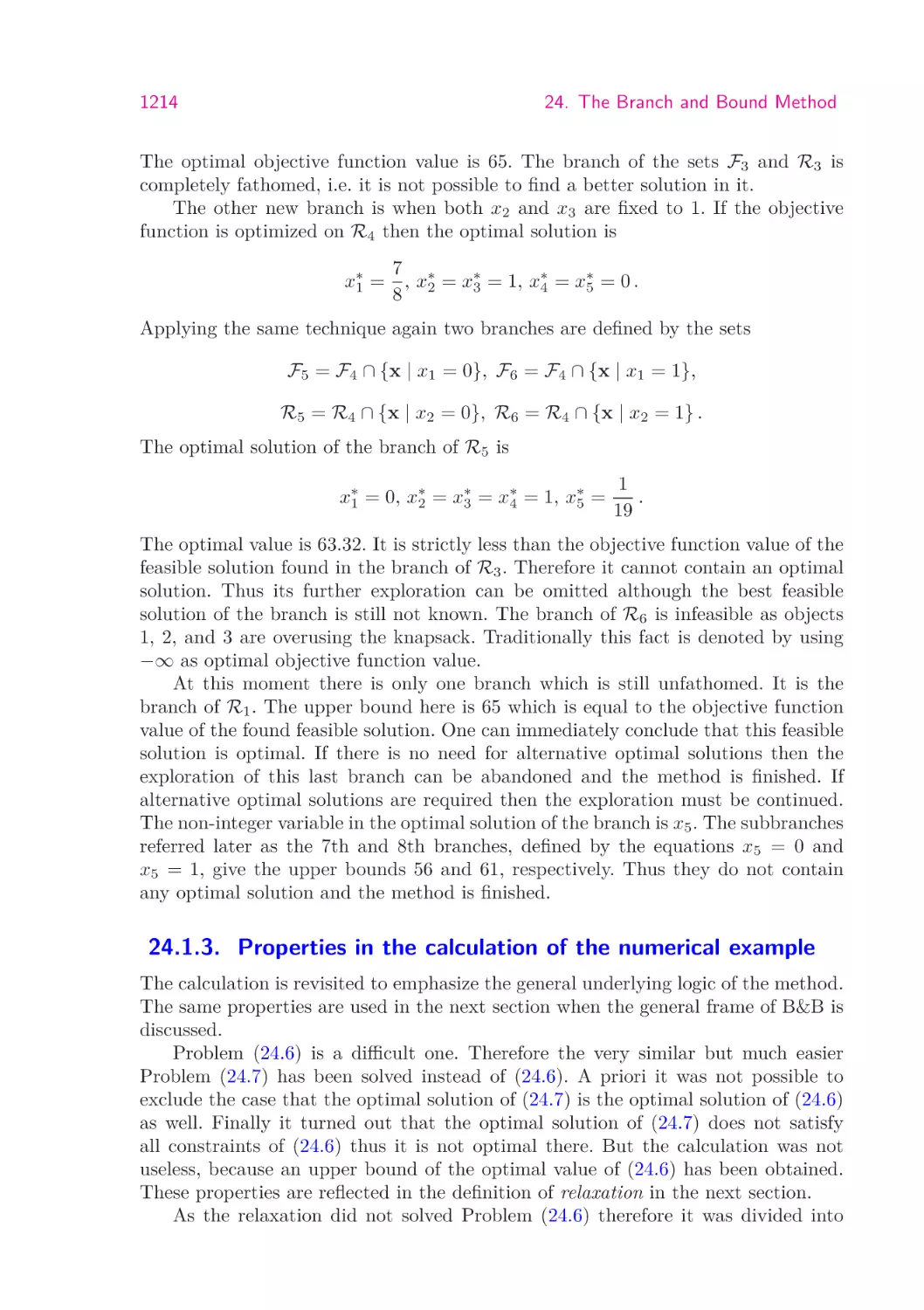 24.1.3.  Properties in the calculation of the numerical example