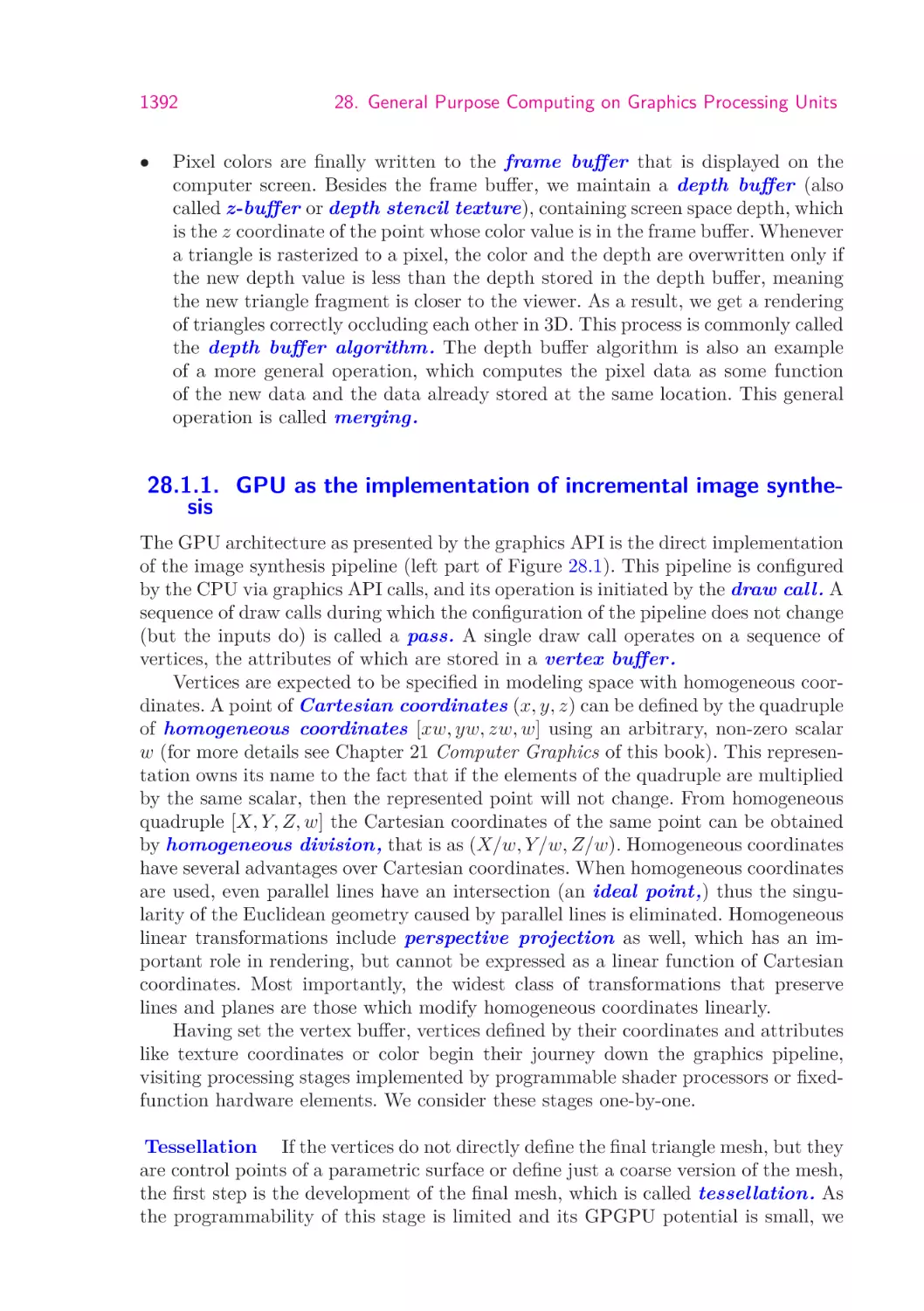 28.1.1.  GPU as the implementation of incremental image synthesis