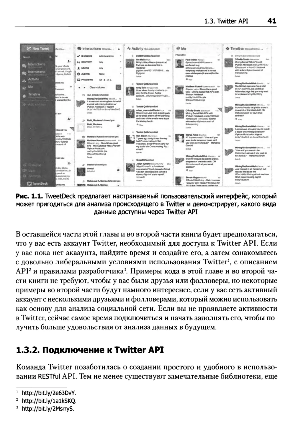 1.3.2. Подключение к Twitter API