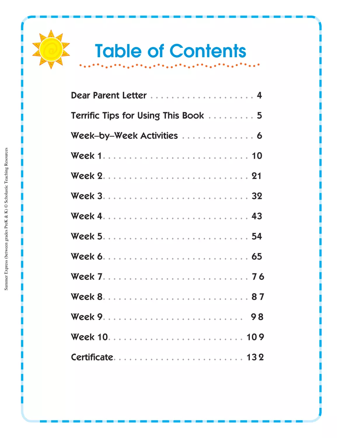 Table of Contents