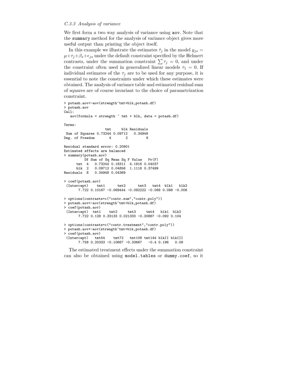 C.3.3 Analysis of variance