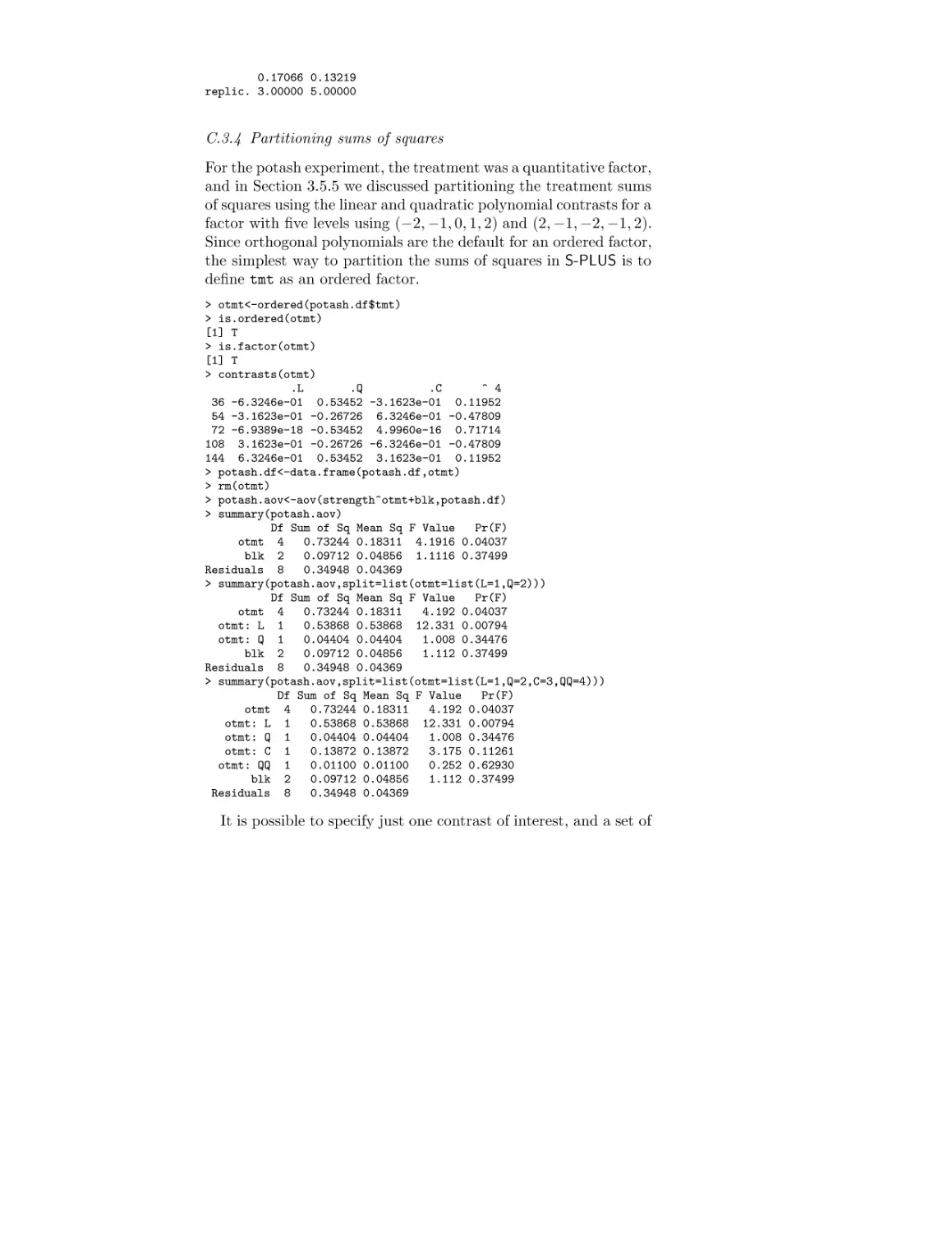 C.3.4 Partitioning sums of squares