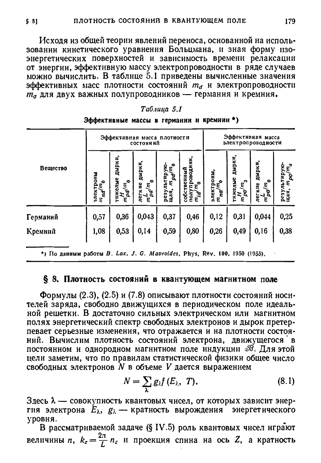 § 8. Плотность состояний в квантующем магнитном поле