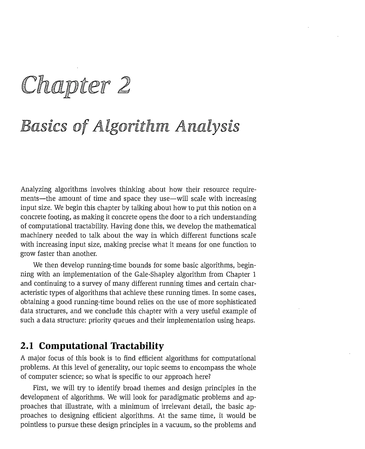 2 Basics of Algorithm Analysis