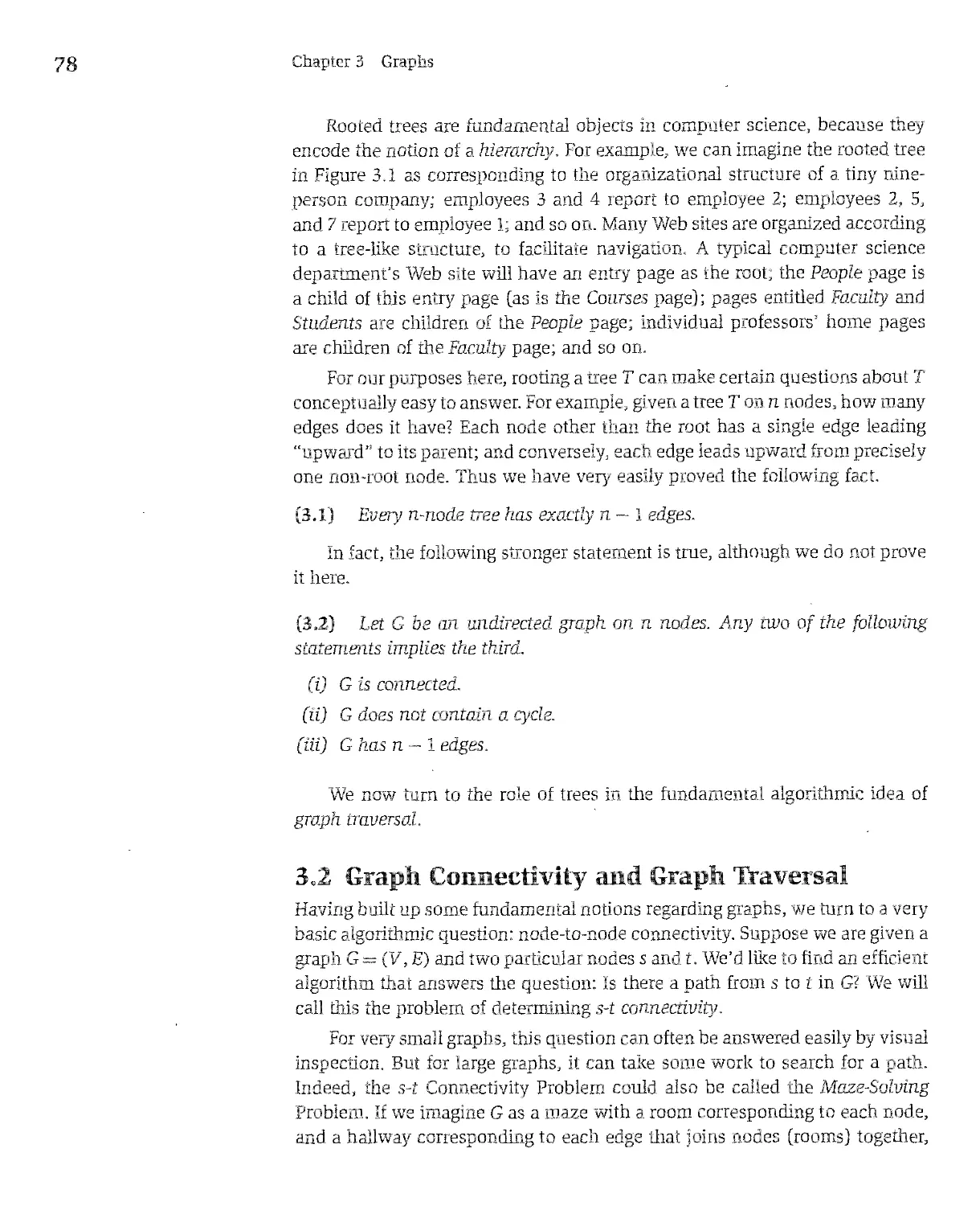 3.2 Graph Connectivity and Graph TraversaI