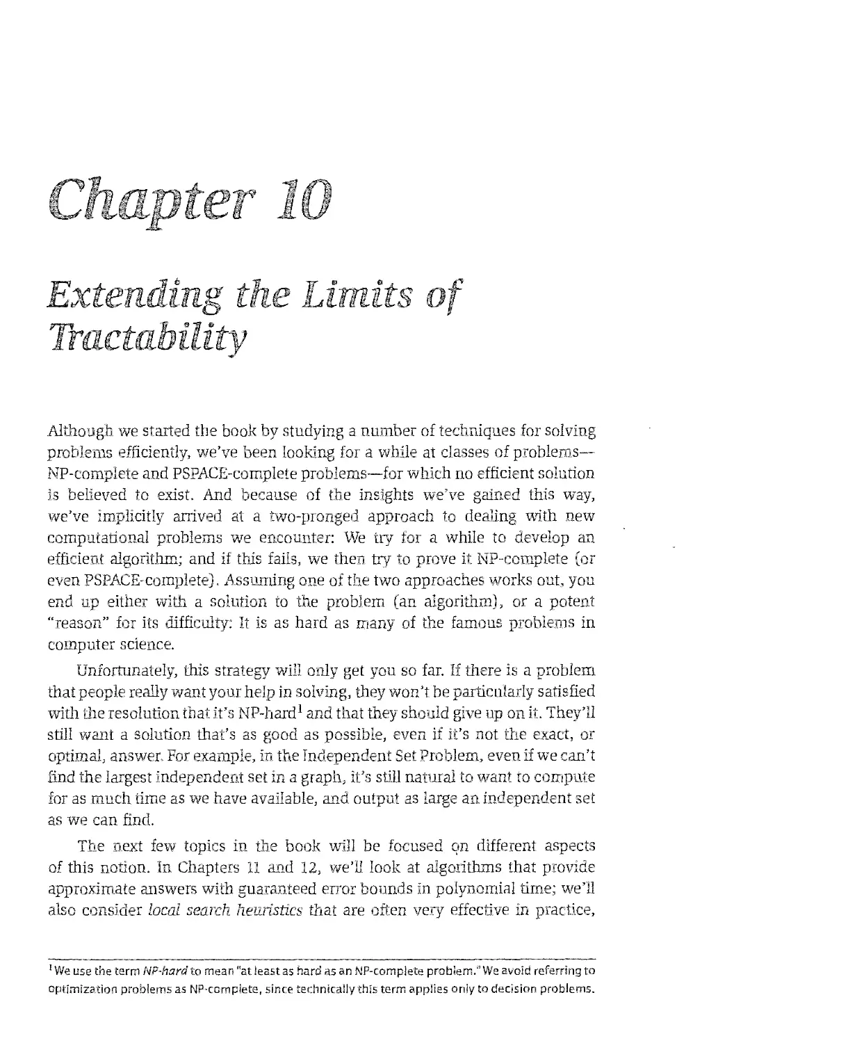 10 Extending the Limits of 'ltactability