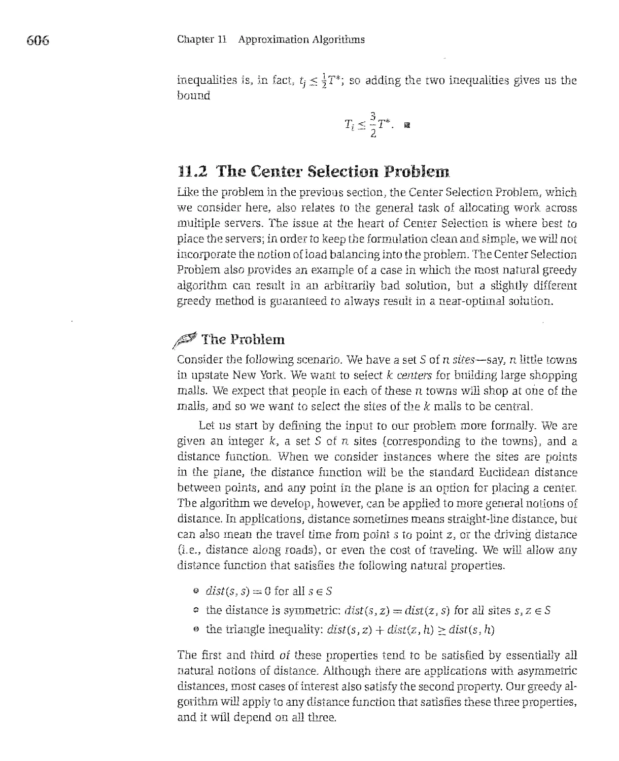 11.2 The Center Selection Problem