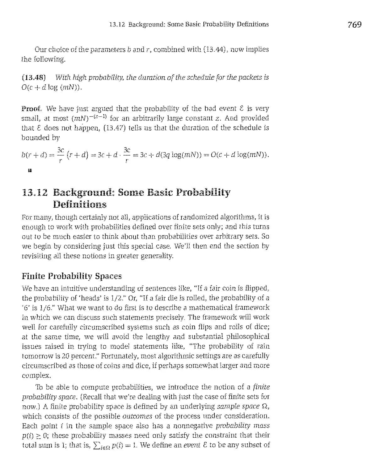 13.12 Background: Some Basic Probability Definitions