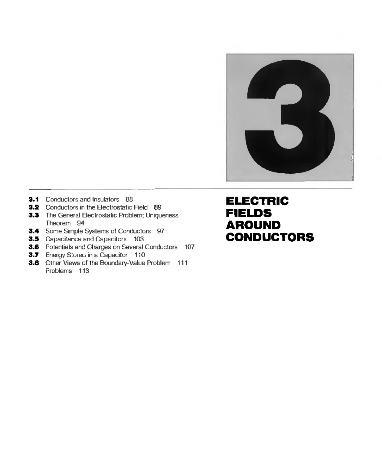 CHAPTER 3 - ELECTRIC FIELDS AROUND CONDUCTORS