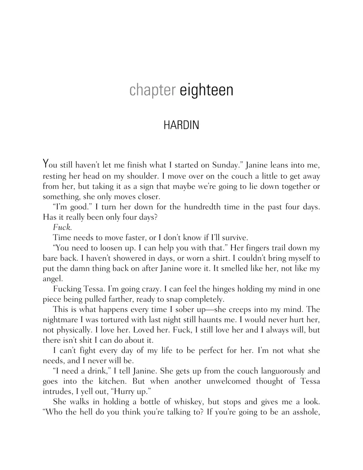 Chapter Eighteen