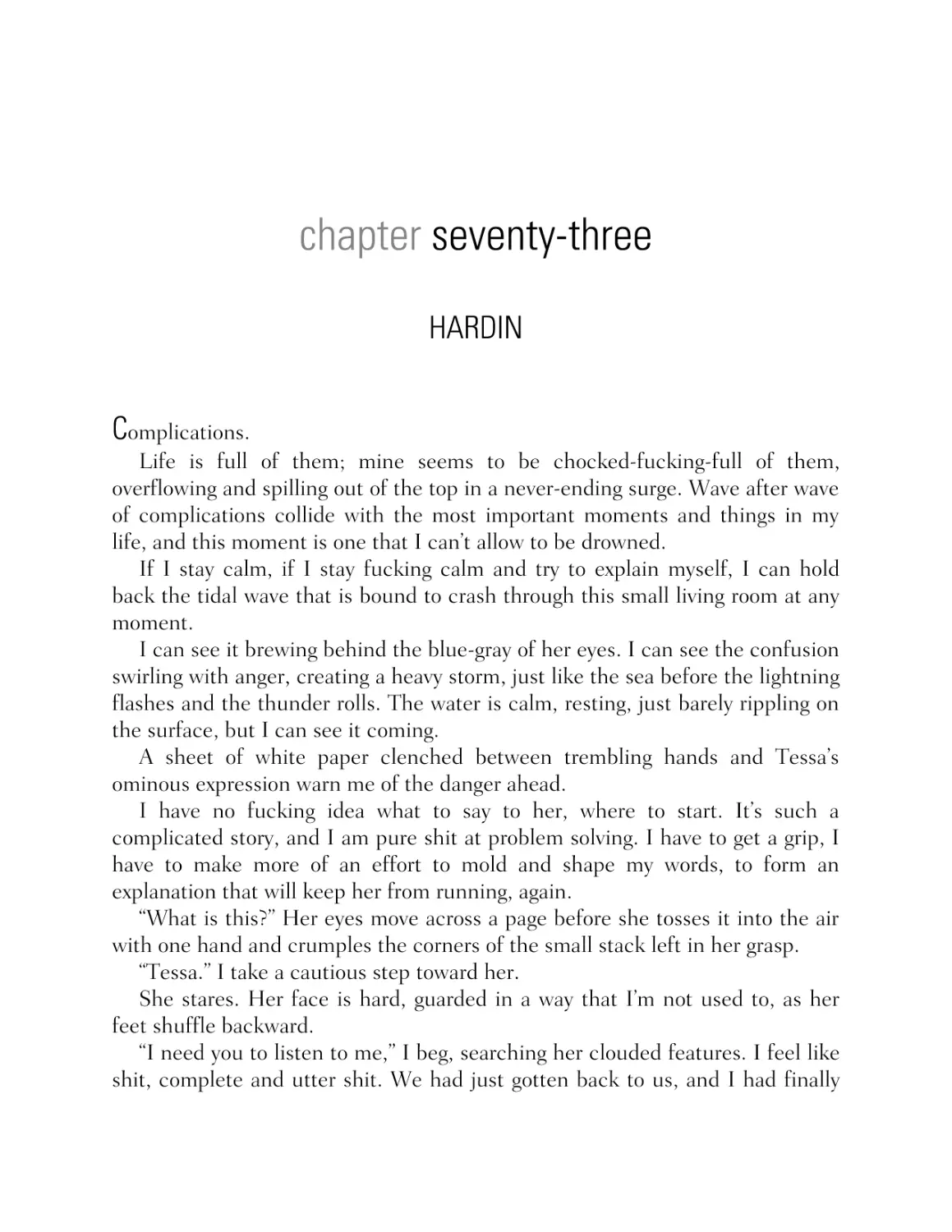 Chapter Seventy-Three