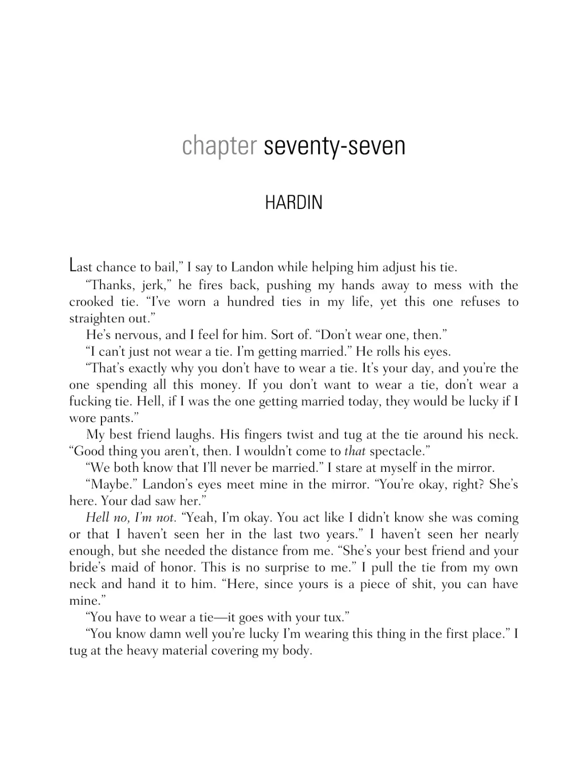 Chapter Seventy-Seven