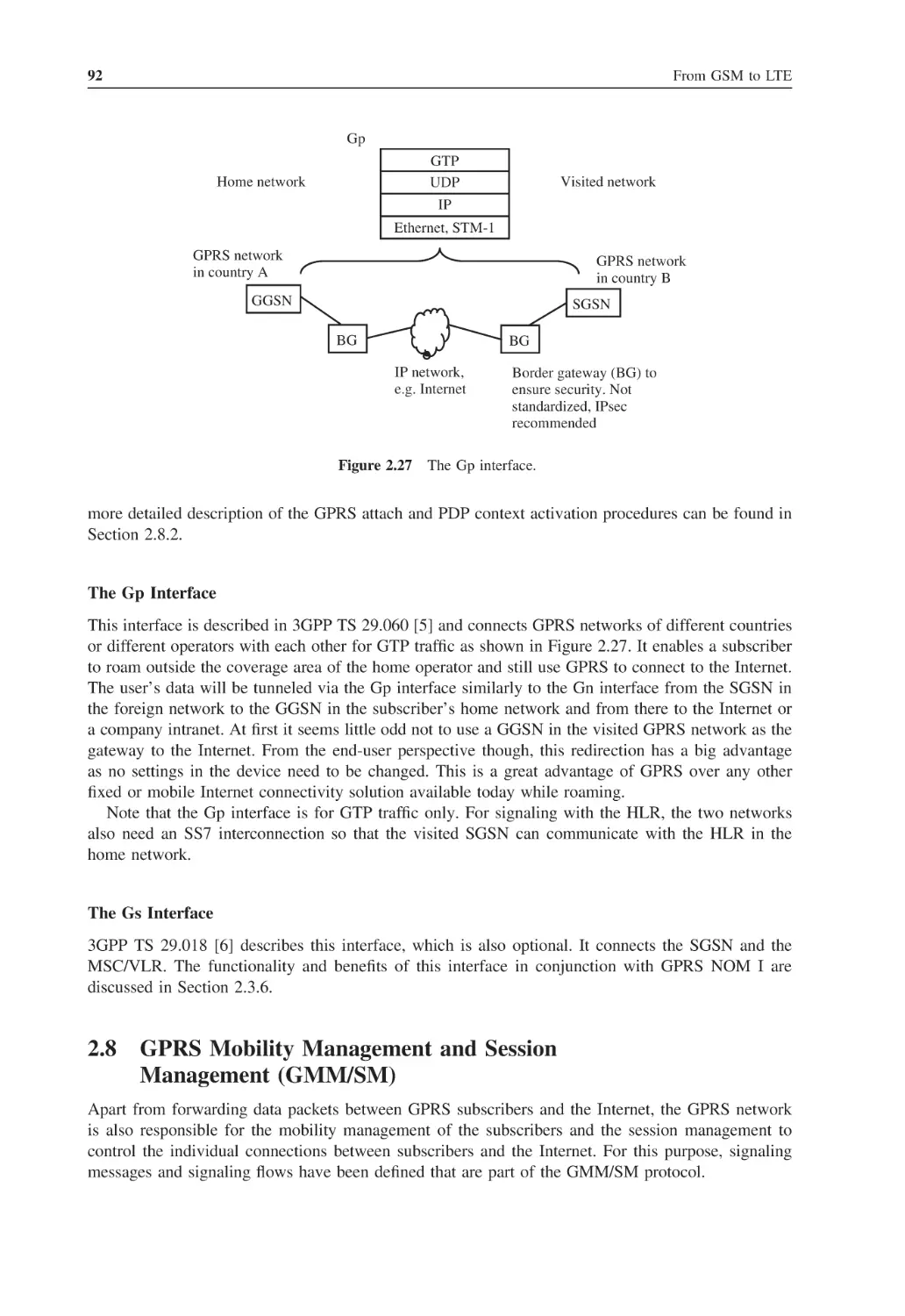2.8 GPRS Mobility Management and Session Management (GMM/SM)