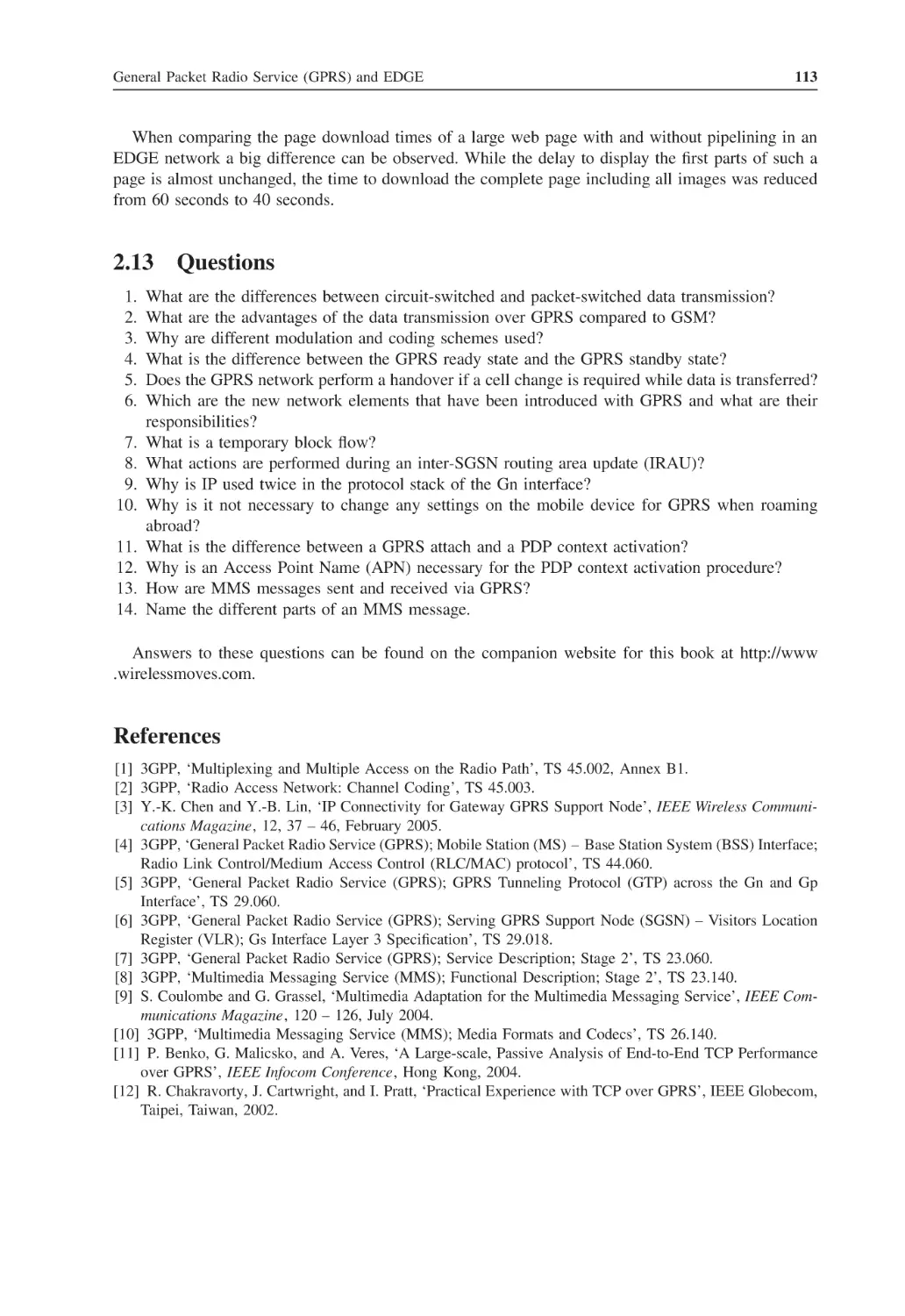 2.13 Questions
References