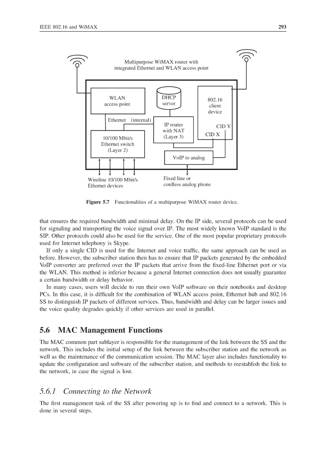 5.6 MAC Management Functions
5.6.1 Connecting to the Network