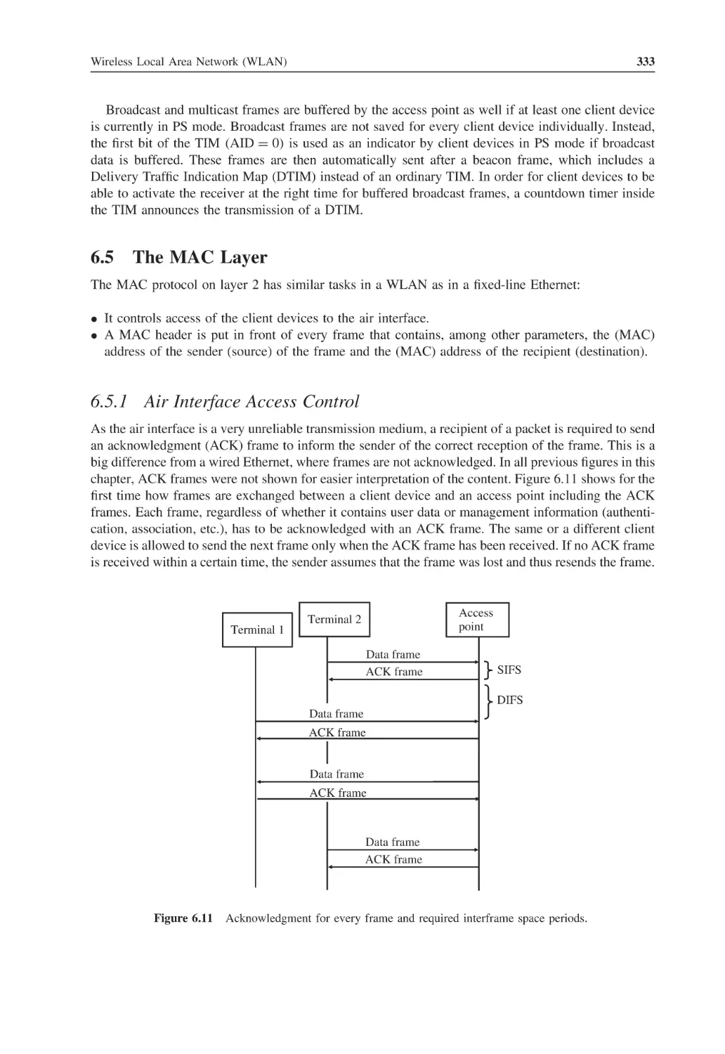 6.5 The MAC Layer
6.5.1 Air Interface Access Control