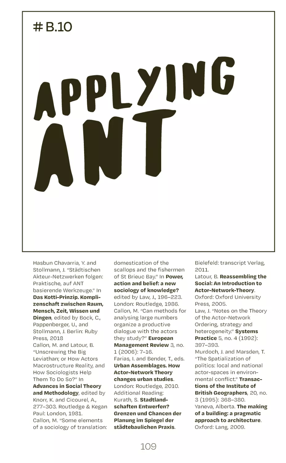 # B.10 applying ANT