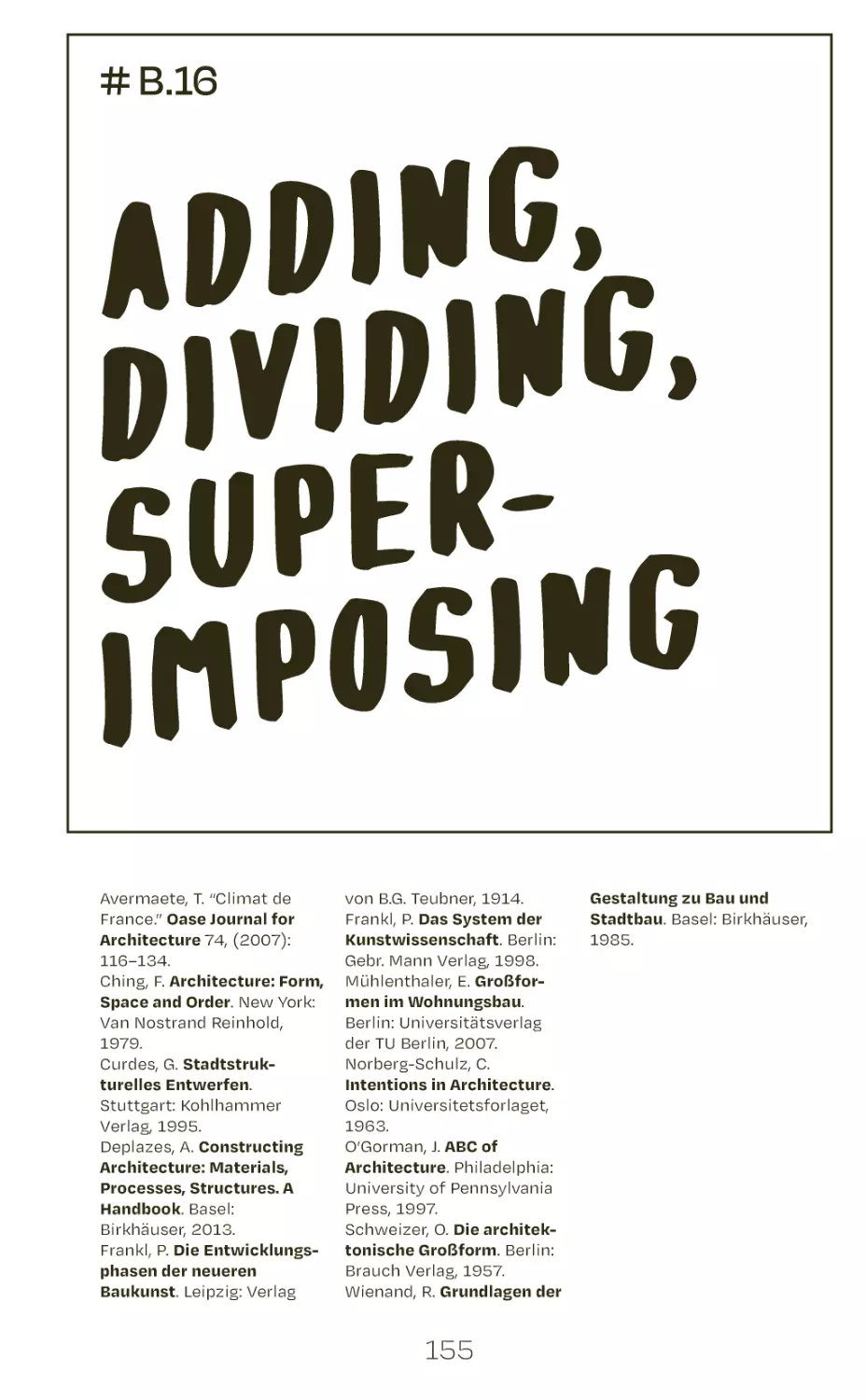 # B.16 adding, dividing, superimposing