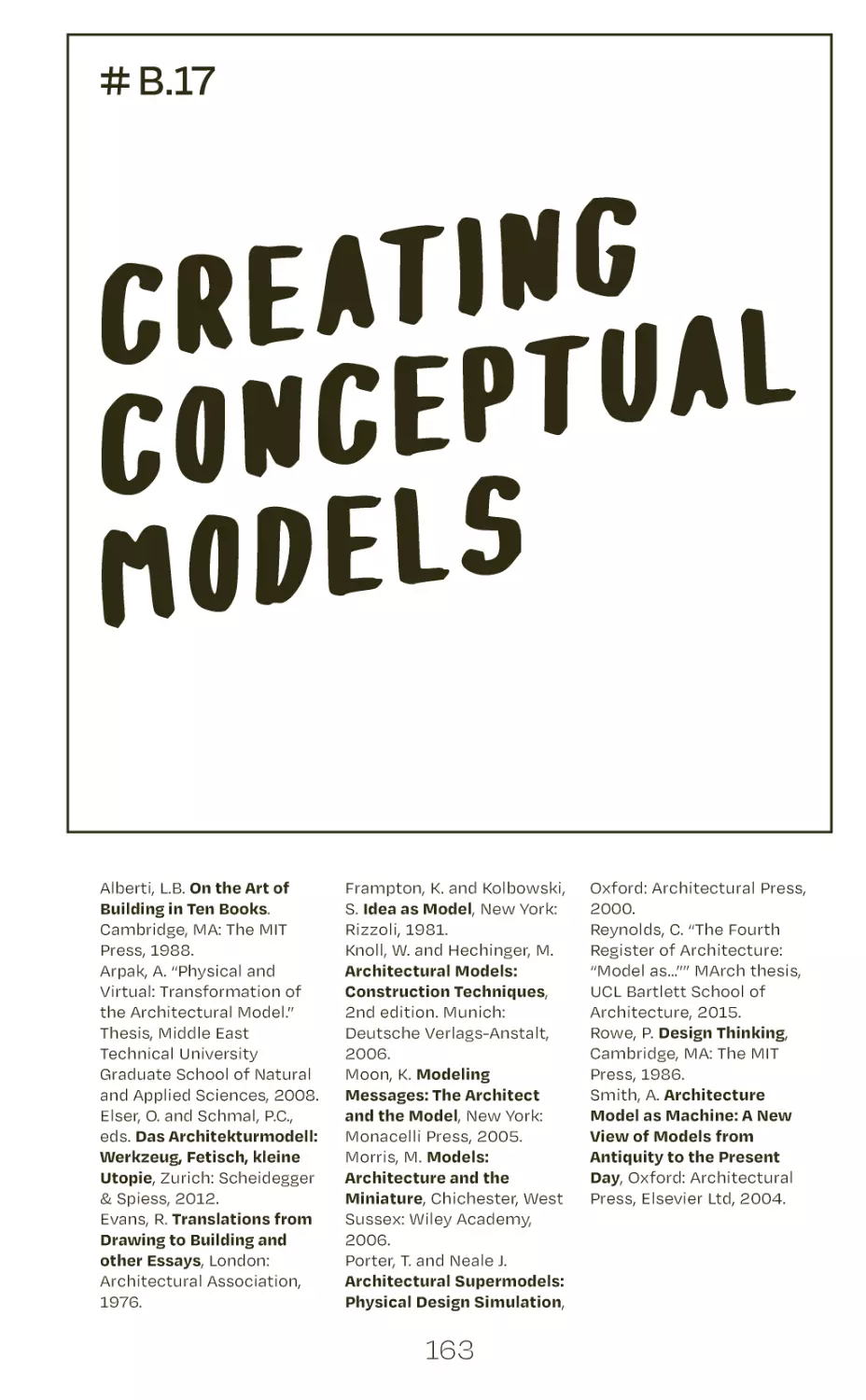 # B.17 creating conceptual models