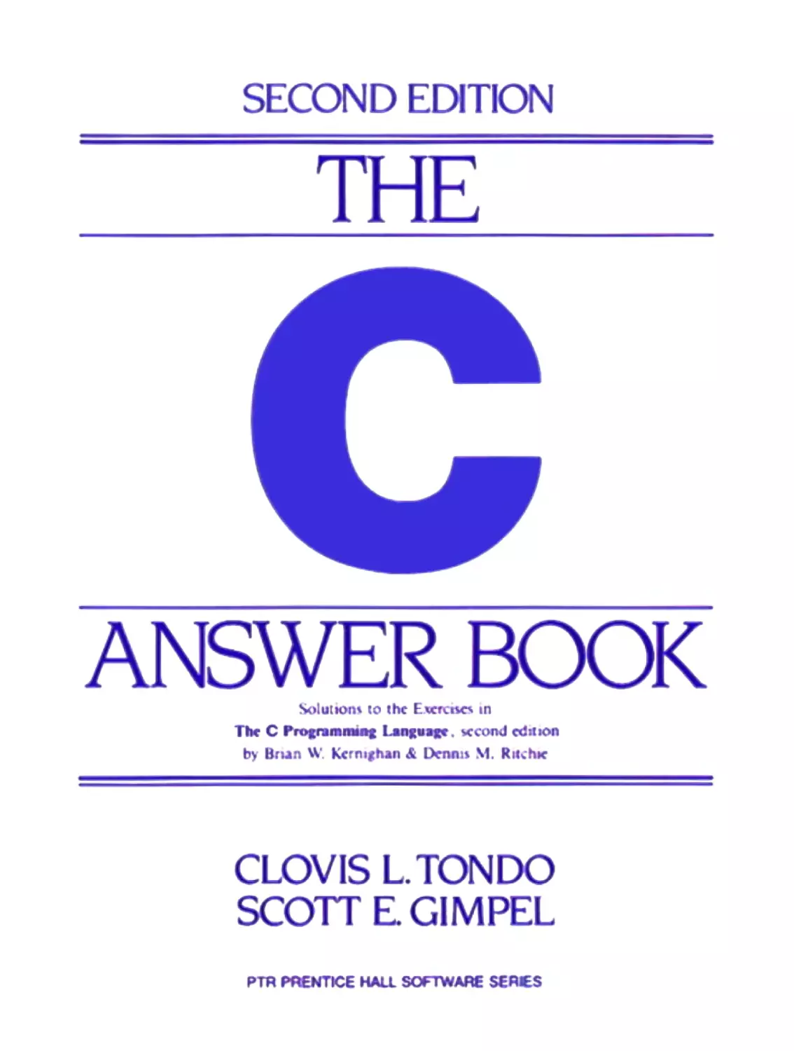 C Answer Book (Cover)