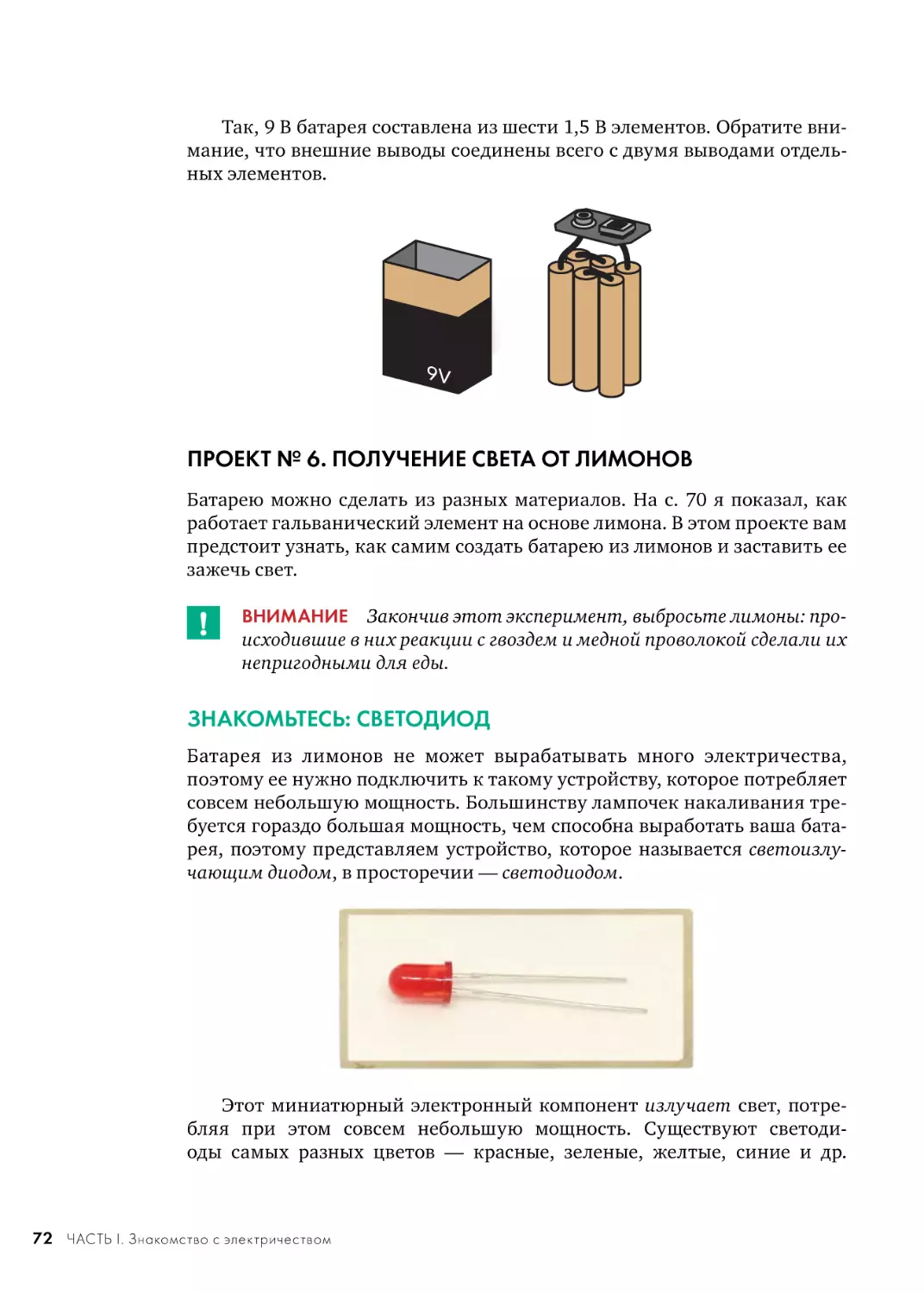 ПРОЕКТ № 6. ПОЛУЧЕНИЕ СВЕТА ОТ ЛИМОНОВ
ЗНАКОМЬТЕСЬ