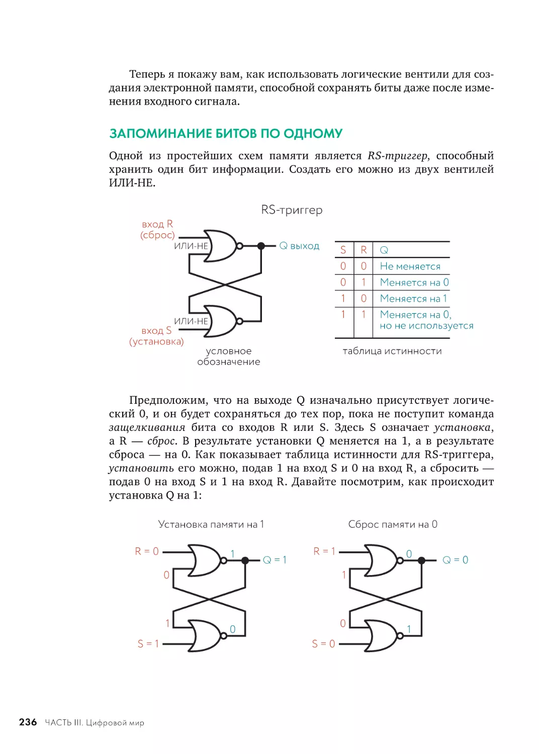 ЗАПОМИНАНИЕ БИТОВ ПО ОДНОМУ