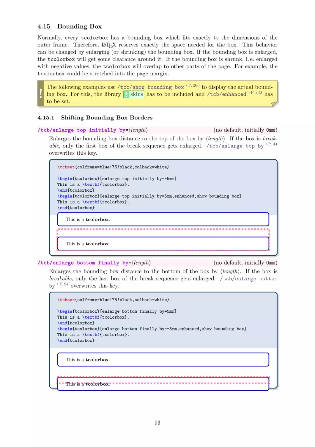 Bounding Box
Shifting Bounding Box Borders