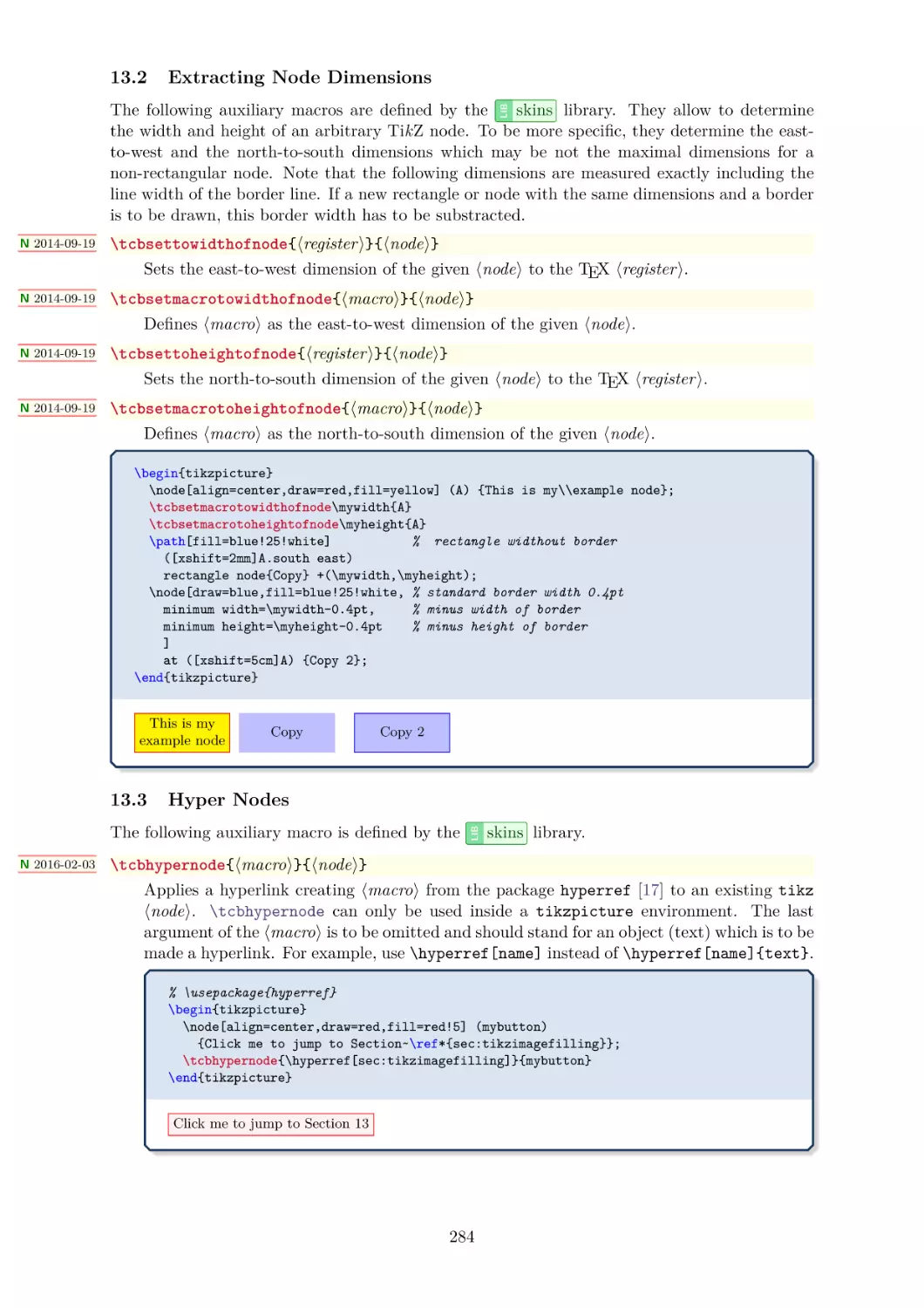 Extracting Node Dimensions
Hyper Nodes