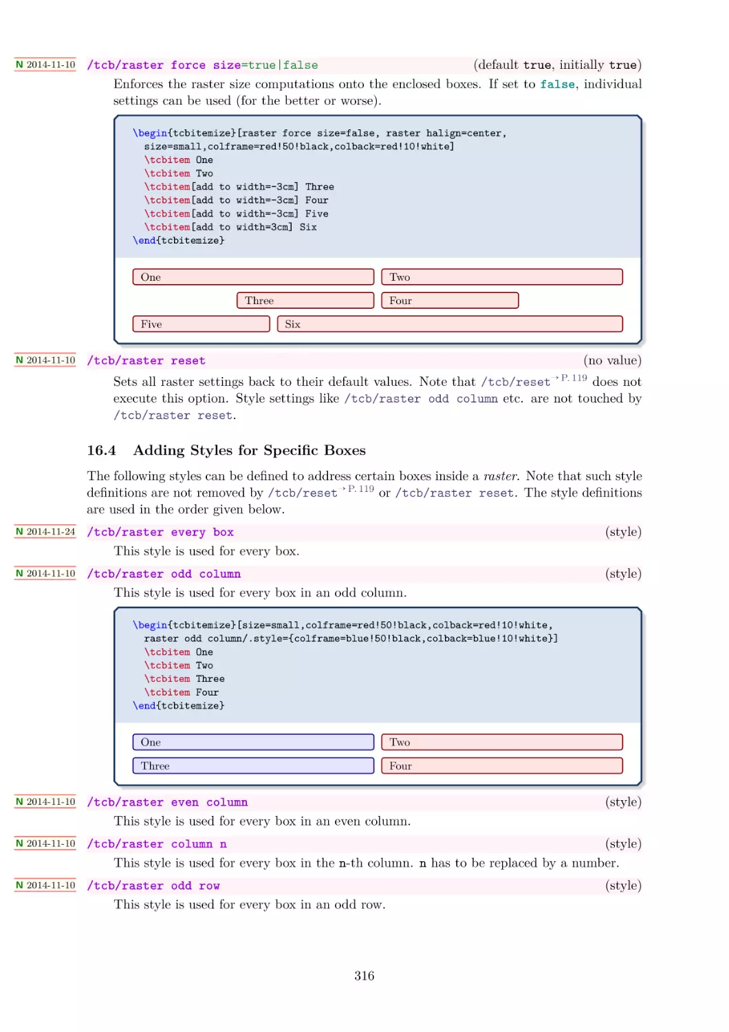 Adding Styles for Specific Boxes