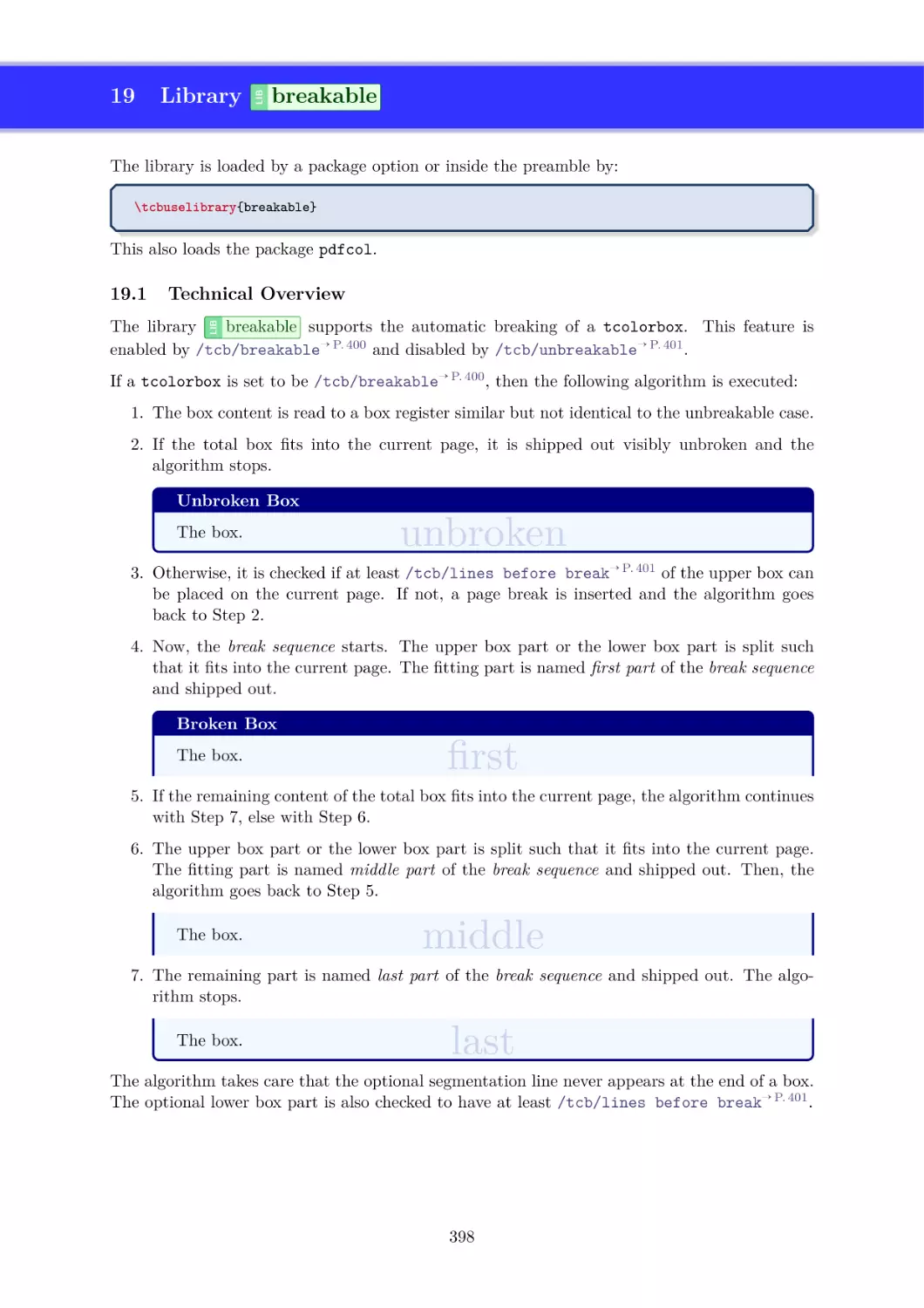 Library `breakable'
Technical Overview