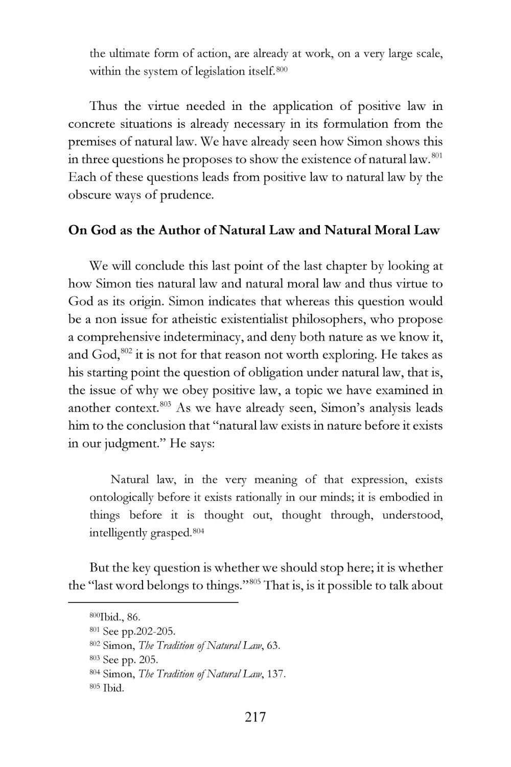 On God as the Author of Natural Law and Natural Moral Law