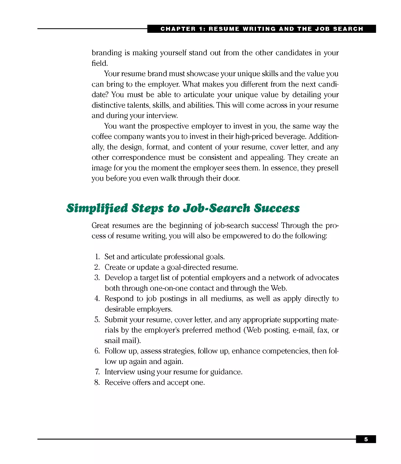 Simplified Steps to Job-Search Success