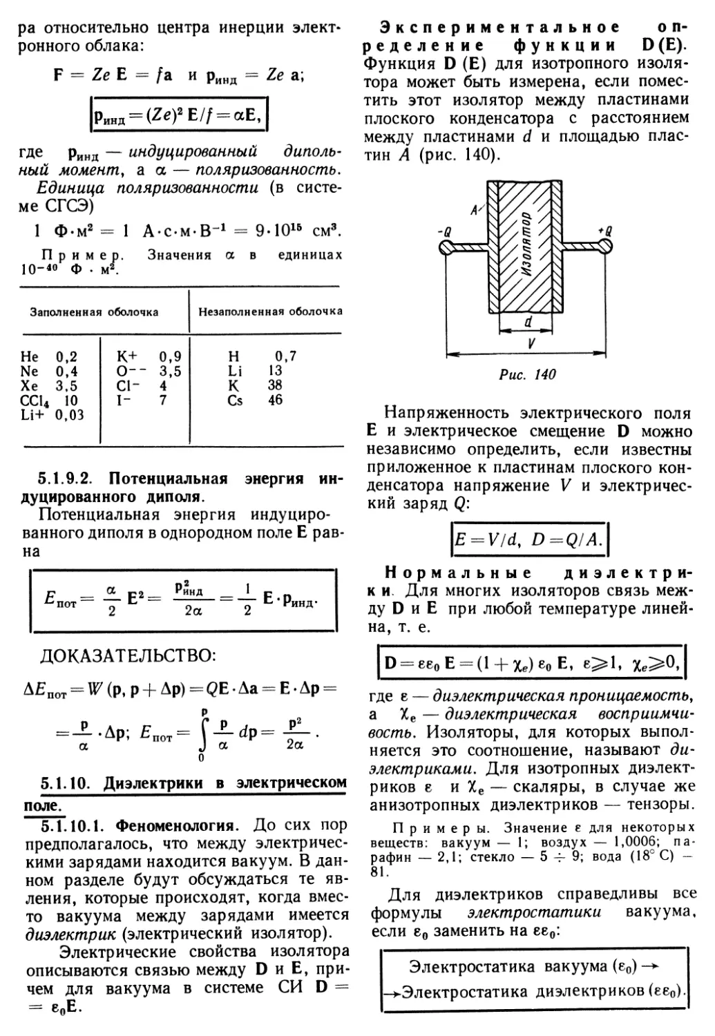 5.1.10. Диэлектрики в электрическом поле