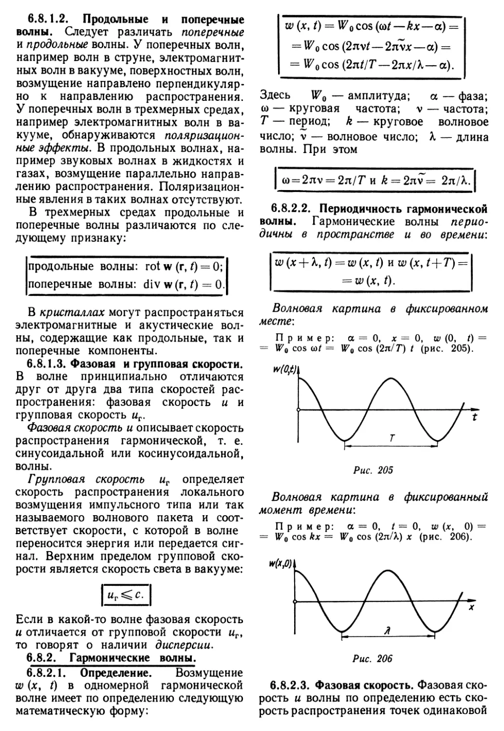 6.8.2. Гармонические волны