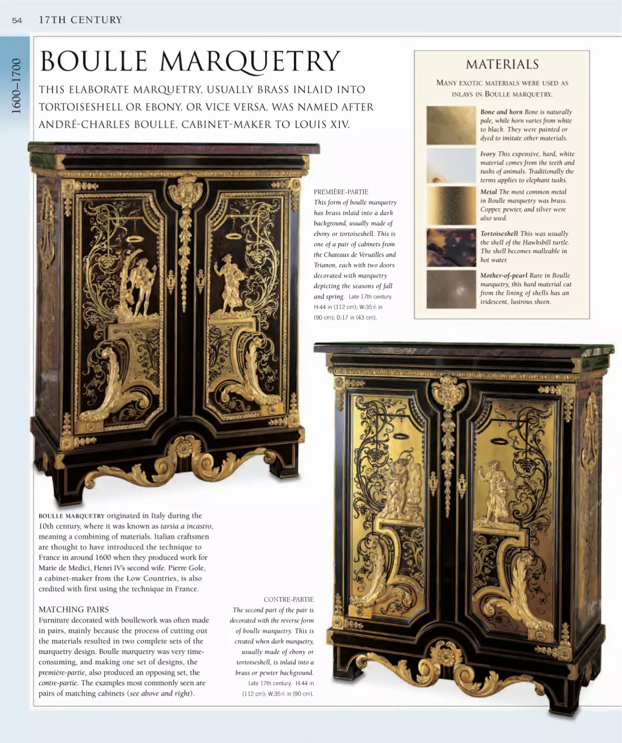54 Boulle Marquetry